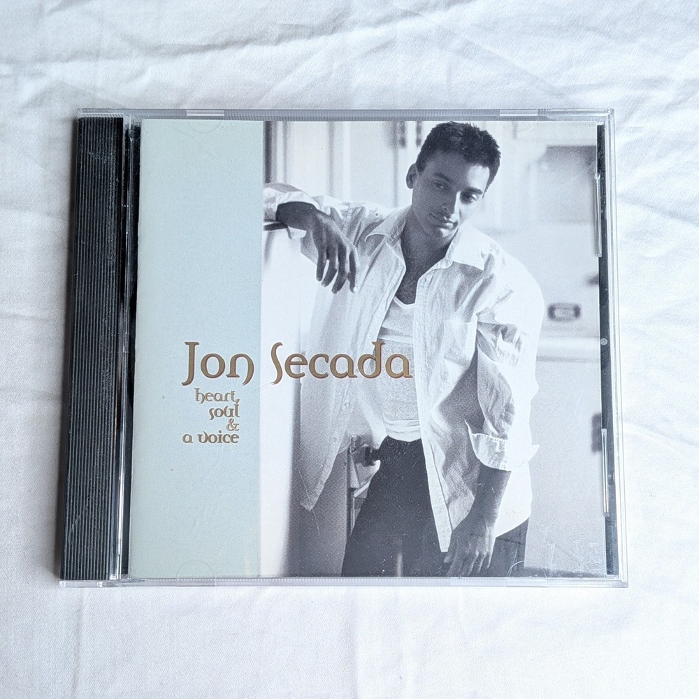Jon Secada Heart Soul & a Voice CD 1994 SBK Records Pop Latin Music